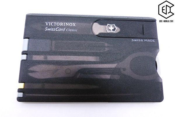 VICTORINOX® : SwissCard Classic schwarz transparent
